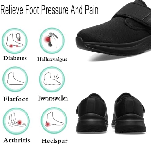 Close up of the wide toe box on Vogana shoes for swollen feet relief.