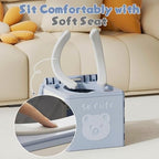 Travel Potty for Toddler with 3 Rolls Potty Liners, 20 Pcs Absorbent Pads, Foldable Car Potty for Toddler, Portable Potty Seat for Toddler Travel, Portable Potty for Tollder Outdoor and Camping Use - Image 4