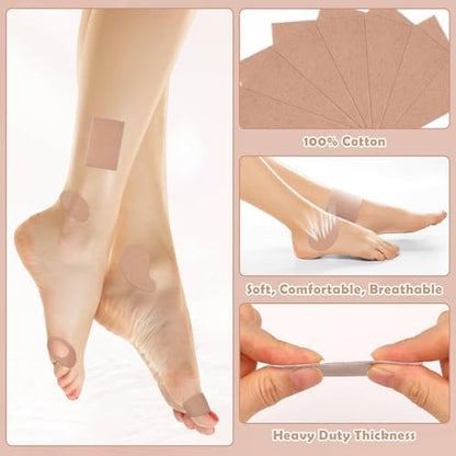 Jupwalz 20 count moleskin padding sheets for high heel protection.
