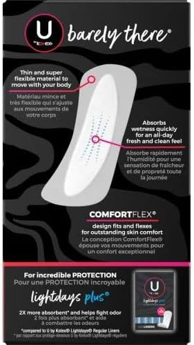 Imported USA Kotex feminine hygiene liners for light flow protection