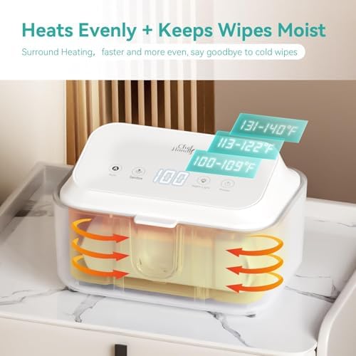 Chefhandy wipe warmer open lid showing large interior capacity
