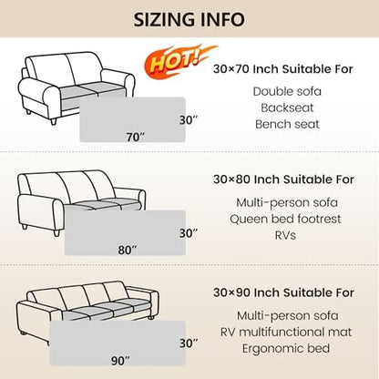 Gogobunny reversible protective throw being folded compactly for outdoor camping use.
