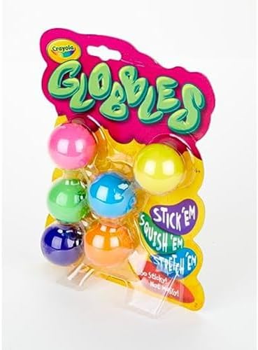 Vibrant sticky squish balls stacked on a flat surface showing non-residue texture.