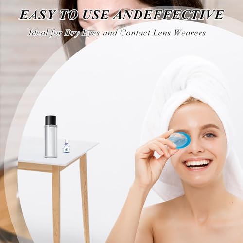 Side view of transparent plastic eye rinse cup with measurement body