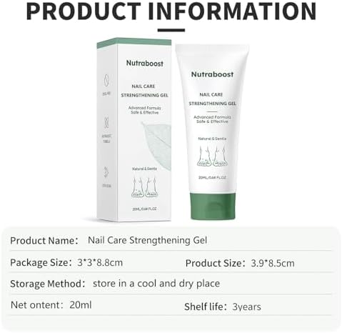Transparent nail cream texture closeup showing the 20ml gel formulation consistency.