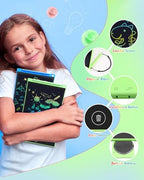 Two pack blue and green Tecjoe drawing tablets for kids