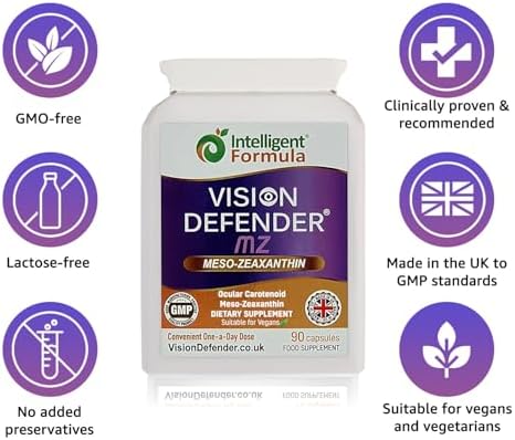Intelligent Formula eye support supplement box and bottle