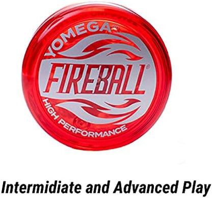 Yomega Fireball yo-yo side profile showing diameter