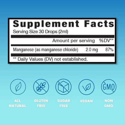 Authentic USA imported liquid manganese supplement