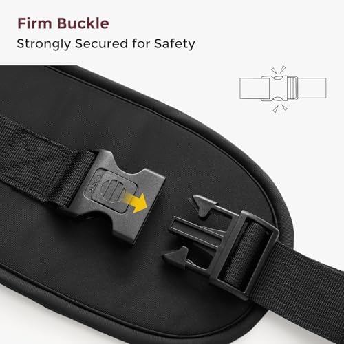 Detailed view of the attachment buckle system