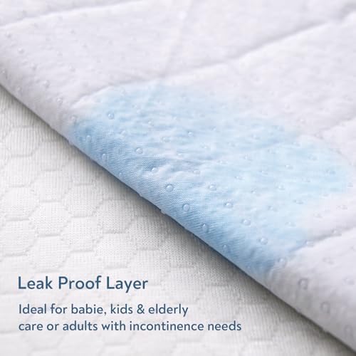 Non-slip grip backing of Magik & Kover incontinence pad