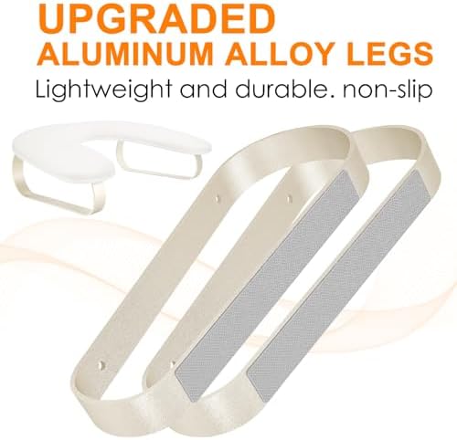 Side profile of Aonolovo nail tech arm rest stand