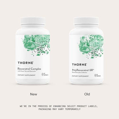 Thorne Resveratrol Complex supplement ingredients list
