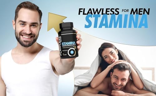 Flawless For Men Stamina side view showing ingredient list