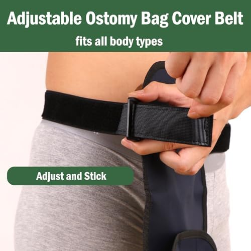 Waterproof fabric detail of the AxuuRmvin ostomy protector