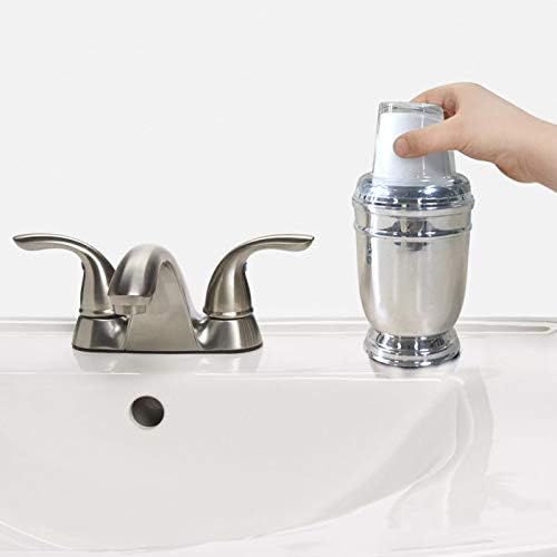 Modern metal cup holder for bathroom vanity countertops