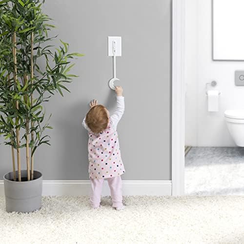 KidSwitch light switch extension installed on standard wall switch