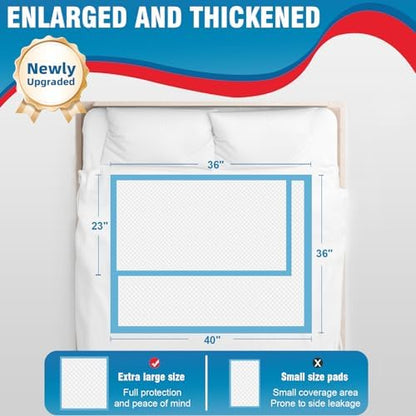 Multi purpose disposable bed pads protecting a couch surface from liquid spills.