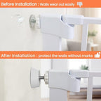 Four pack safety wall guards arranged neatly to demonstrate the complete kit contents