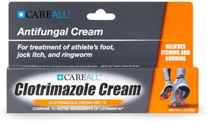 Authentic CareAll brand skin health defense cream packaging details