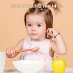 Ergonomic easy to grip handle design of the ME.FAN first stage baby spoon