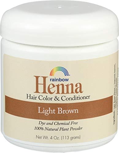 Rainbow Research 4 Ounce henna powder jar label