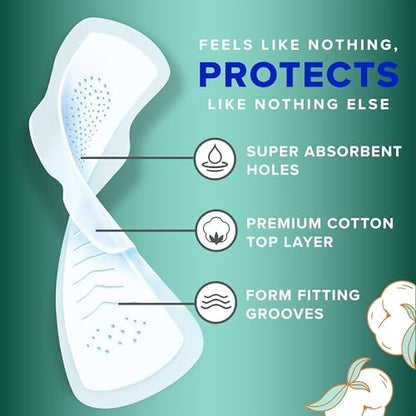Always 54 count extra heavy overnight feminine pads multipack