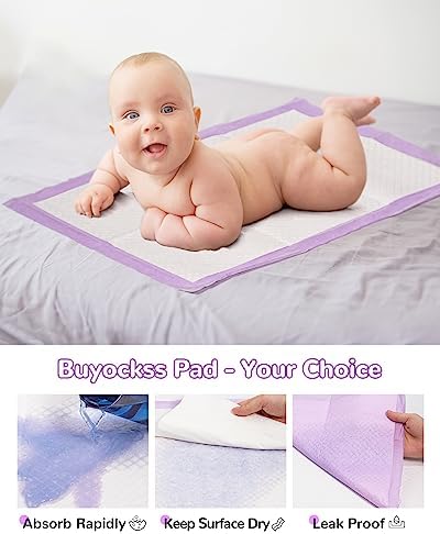 Buyockss disposable changing mats folded in diaper bag
