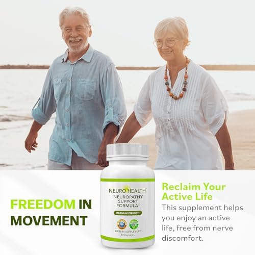 Neuro Health nerve discomfort defense formula packaging directions and safety warnings text