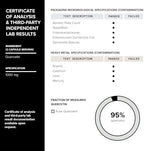 Toniiq quercetin 95 percent extract bottle close up
