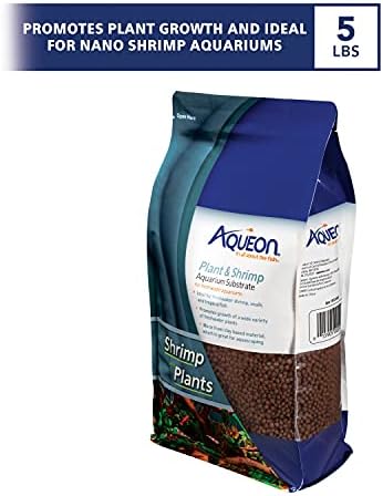 Aqueon aquarium substrate packaging details and branding