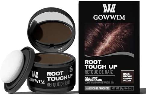 Gowwim root touch up powder applicator puff detail