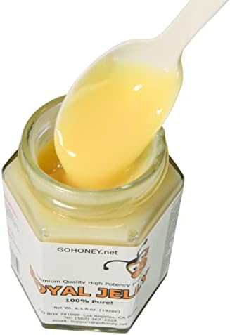 Authentic California farmed Go Honey royal jelly superfood for immune support and skin radiance