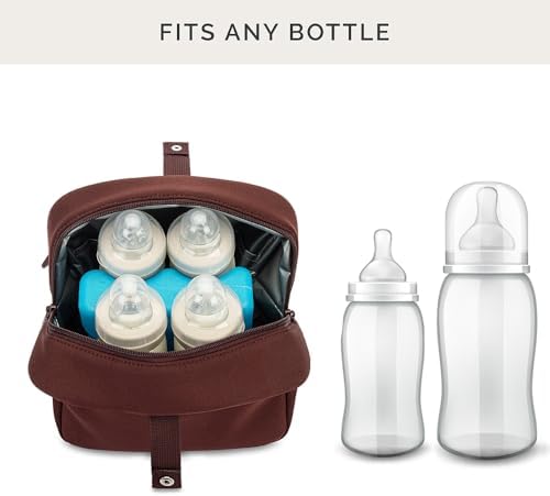 Parker Baby Drift cooler filled with baby bottles and snacks