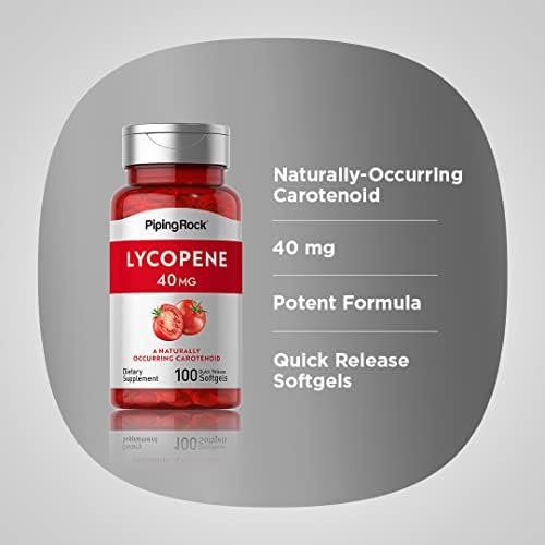 Piping Rock Lycopene antioxidant dietary supplement packaging