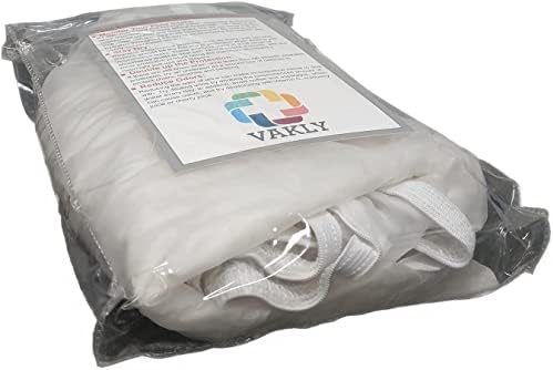 Waterproof plastic pants showing the generous stretch fit for adult briefs