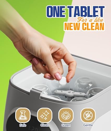 Momcozy 120 count bottle washer refill tablets container