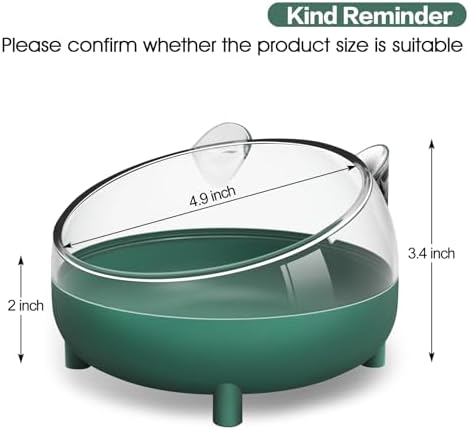 Hamster Bathtub,Small Animals Bathroom,Hamster Sand Bath Container,Hamsters Toilet for Dwarf Hamsters,Gerbils,mice,or Small Animals Food Bowl - Image 5