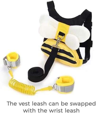 PandaEar child safety harness and leash in use outdoors