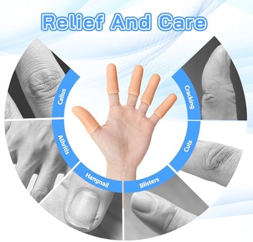 Waterproof silicone finger cots holding ointment for eczema healing support