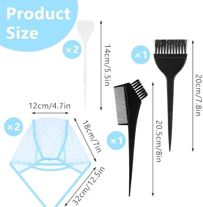 Reusable hair coloring caps for highlights