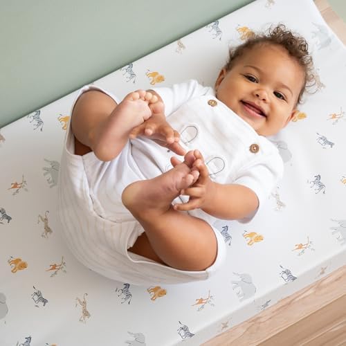 Clair De Lune Jungle Dream Changing Mat foam padding angle