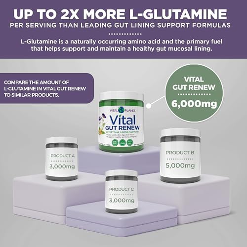 Vital Planet Vital Gut Renew powder dietary certifications view