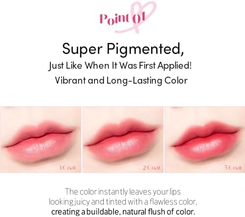 ETUDE water based smudge proof lip tint container view