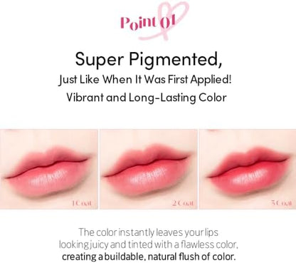 ETUDE water based smudge proof lip tint container view