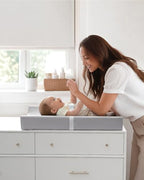 Memory foam core baby changing pad side profile