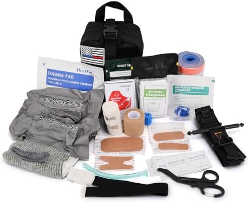 Close up of the 6 inch Israeli bandage and medical splint for trauma care.