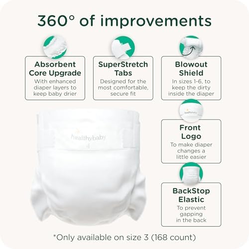 Healthybaby diaper plant-based material texture close up