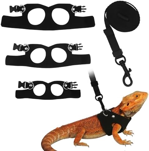 Asofelk authentic imported reptile escape proof leash kit packaging contents