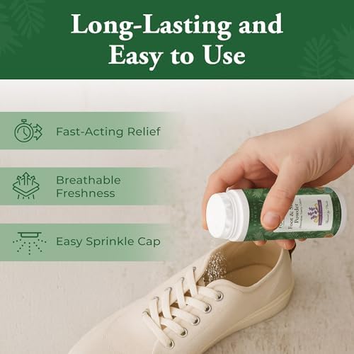 Foot Sense 5 Ounce bottle showing ingredients and usage directions